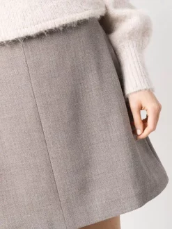 12 STOREEZ Minijupe Taille Haute à Coupe évasée Femme -12 STOREEZ Soldes Magasin 17114602 34633438 600