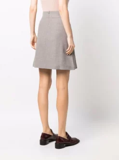 12 STOREEZ Minijupe Taille Haute à Coupe évasée Femme -12 STOREEZ Soldes Magasin 17114602 34633443 600