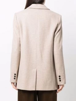 12 STOREEZ BEIGE Blazer à Boutonnière Croisée Femme -12 STOREEZ Soldes Magasin 17114604 34657519 600