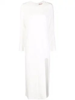 12 STOREEZ Robe Mi-longue Ample Femme