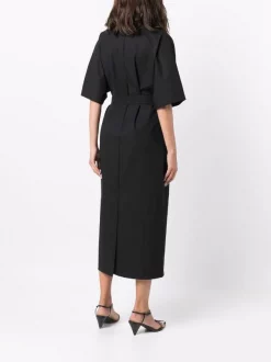 12 STOREEZ Robe-chemise Kimono BLACK -12 STOREEZ Soldes Magasin 17148648 35242850 600