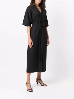 12 STOREEZ Robe-chemise Kimono BLACK -12 STOREEZ Soldes Magasin 17148648 35243696 600