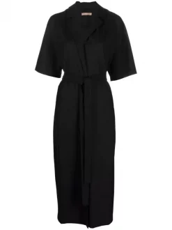 12 STOREEZ Robe-chemise Kimono BLACK