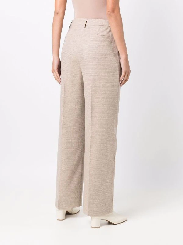 12 STOREEZ BEIGE Pantalon Droit à Taille Haute Femme 4 12 STOREEZ BEIGE Pantalon Droit à Taille Haute Femme – Image 4