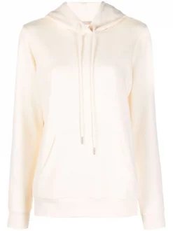 12 STOREEZ Hoodie En Coton Mélangé CREAM