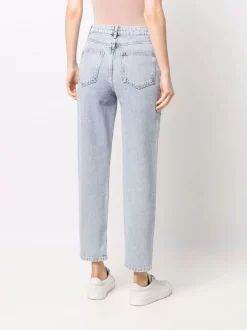 12 STOREEZ Jean Cigarette à Taille Haute Femme -12 STOREEZ Soldes Magasin 17168960 35366935 600