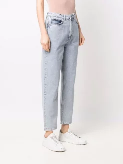 12 STOREEZ Jean Cigarette à Taille Haute Femme -12 STOREEZ Soldes Magasin 17168960 35367899 600