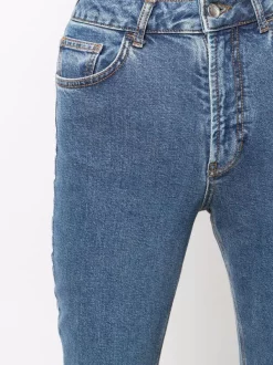 12 STOREEZ Jean Slim à Taille Mi-haute BLUE -12 STOREEZ Soldes Magasin 17168961 35374238 600