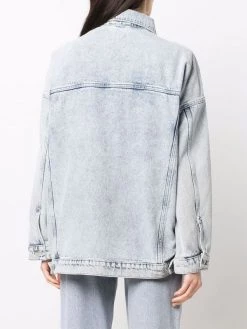 12 STOREEZ BLUE Veste En Jean Superposée Oversize Femme -12 STOREEZ Soldes Magasin 17168962 35390367 600