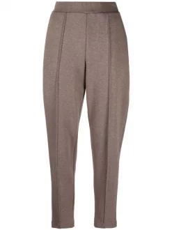12 STOREEZ COFFEE Pantalon Fuselé à Coupe Slim Femme