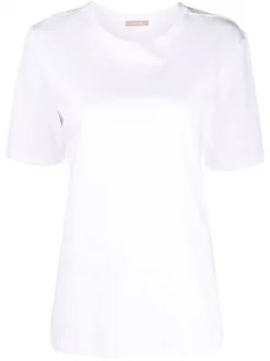 12 STOREEZ WHITE T-shirt à Manches Courtes Femme