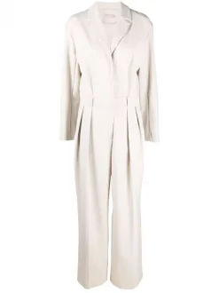 12 STOREEZ Combinaison à Col à Revers Femme