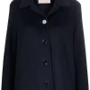 12 STOREEZ DARK BLUE Veste En Laine Mélangée Femme
