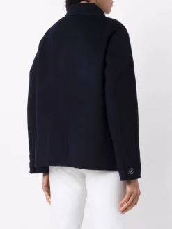 12 STOREEZ DARK BLUE Veste En Laine Mélangée Femme -12 STOREEZ Soldes Magasin 17208323 35396055 600