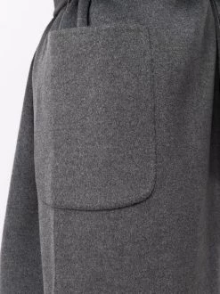 12 STOREEZ DARK GREY MELANGE Manteau à Taille Ceinturée Femme -12 STOREEZ Soldes Magasin 17209314 35387977 600