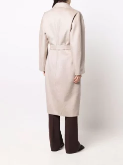 12 STOREEZ COFFEE WHIT MILK Manteau Croisé En Cachemire Femme -12 STOREEZ Soldes Magasin 17209319 35396165 600