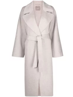 12 STOREEZ COFFEE WITH MILK MELANGE Manteau à Taille Ceinturée Femme