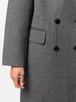 12 STOREEZ Manteau à Boutonnière Croisée DARK GREY MELANGE -12 STOREEZ Soldes Magasin 17209321 35388973 600