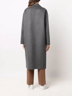 12 STOREEZ Manteau à Boutonnière Croisée DARK GREY MELANGE -12 STOREEZ Soldes Magasin 17209321 35389299 600