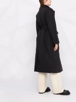 12 STOREEZ Doudoune à Taille Ceinturée BLACK -12 STOREEZ Soldes Magasin 17209322 36902992 600