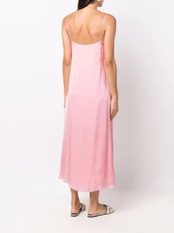 12 STOREEZ Robe-nuisette à Col V PINK -12 STOREEZ Soldes Magasin 17209424 35735861 600