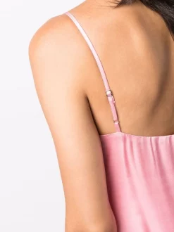 12 STOREEZ Robe-nuisette à Col V PINK -12 STOREEZ Soldes Magasin 17209424 35736843 600