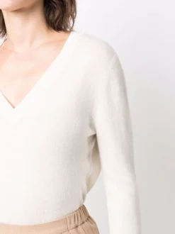 12 STOREEZ Pull En Cachemire à Col V Femme -12 STOREEZ Soldes Magasin 17222758 35424326 600