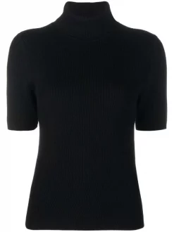 12 STOREEZ Haut à Col Roulé BLACK