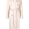 12 STOREEZ LIGHT BEIGE Trench à Boutonnière Croisée Femme