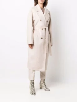 12 STOREEZ LIGHT BEIGE Trench à Boutonnière Croisée Femme -12 STOREEZ Soldes Magasin 17222763 35414210 600