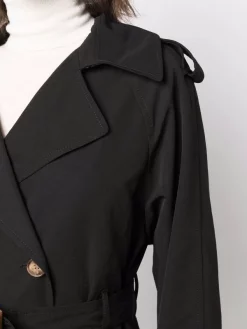 12 STOREEZ BLACK Trench à Taille Ceinturée Femme -12 STOREEZ Soldes Magasin 17222769 35410043 600