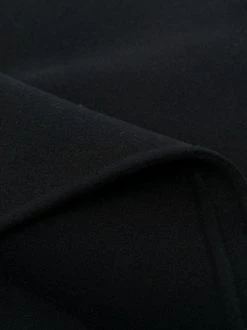 12 STOREEZ BLACK écharpe Oversize En Laine Mélangée Femme -12 STOREEZ Soldes Magasin 17224483 35353724 600