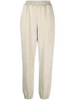 12 STOREEZ Pantalon De Jogging à Taille élastique GREY OLIVE