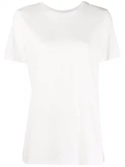12 STOREEZ IVORY T-shirt à Encolure Ronde Femme