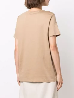12 STOREEZ BEIGE T-shirt à Encolure Ronde Femme -12 STOREEZ Soldes Magasin 17261786 35847066 600