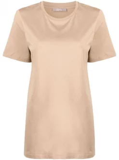12 STOREEZ Soldes Magasin 29 12 STOREEZ BEIGE T-shirt à Encolure Ronde Femme