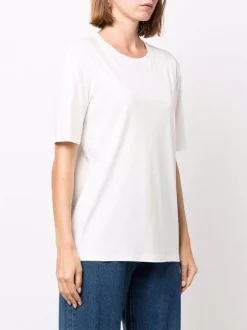 12 STOREEZ IVORY T-shirt à Encolure Ronde Femme -12 STOREEZ Soldes Magasin 17261789 35844914 600