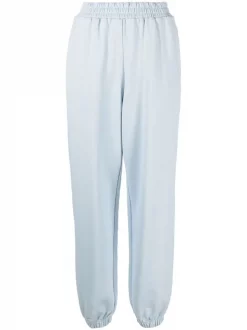 12 STOREEZ LIGHT BLUE Pantalon De Jogging à Taille Haute Femme