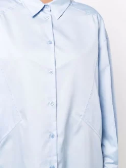 12 STOREEZ LIGHT BLUE Chemise à Empiècements Femme -12 STOREEZ Soldes Magasin 17262983 36380804 600