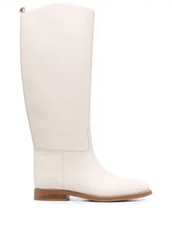 12 STOREEZ Bottes En Cuir Femme