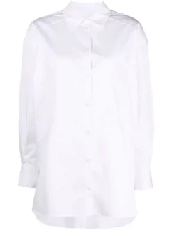 12 STOREEZ Chemise à Empiècements WHITE