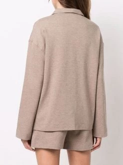 ( Nouvelle Collection ) 12 STOREEZ BEIGE Cardigan à Revers Crantés Femme -12 STOREEZ Soldes Magasin 17262997 37132500 600