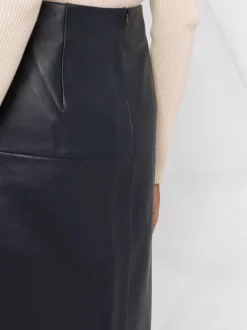 12 STOREEZ NAVY Jupe En Cuir à Fente Femme 8 12 STOREEZ NAVY Jupe En Cuir à Fente Femme -12 STOREEZ Soldes Magasin 17264395 b29d7d7b d818 482a b296 88cf0a11a643 600