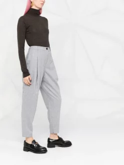 12 STOREEZ Pantalon Plissé à Ourlet Zippé LIGHT GREY -12 STOREEZ Soldes Magasin 17264398 83dddca5 302b 420e af98 1ee365ec8582 600