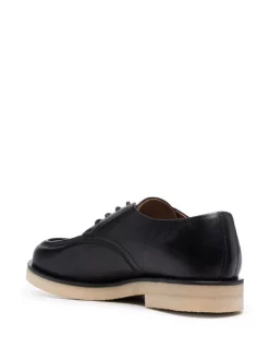 12 STOREEZ BLACK Derbies En Cuir Grainé Femme -12 STOREEZ Soldes Magasin 17264402 35967698 600
