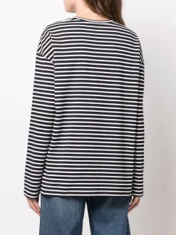 ( Nouvelle Collection ) 12 STOREEZ Haut Rayé En Coton Mélangé DARK BLUE -12 STOREEZ Soldes Magasin 17264407 37136517 600