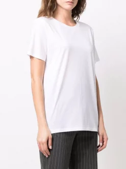 ( Nouvelle Collection ) 12 STOREEZ T-shirt En Coton à Manches Courtes WHITE -12 STOREEZ Soldes Magasin 17264410 37132559 600