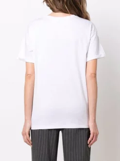 ( Nouvelle Collection ) 12 STOREEZ WHITE T-shirt Oversize En Coton Femme -12 STOREEZ Soldes Magasin 17265220 37155852 600