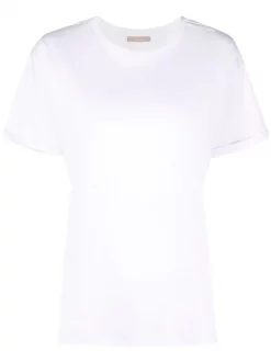 ( Nouvelle Collection ) 12 STOREEZ WHITE T-shirt Oversize En Coton Femme
