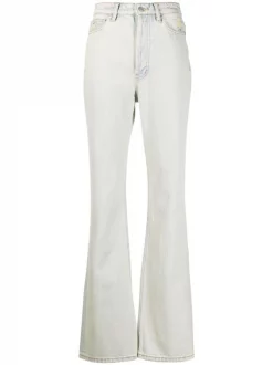 12 STOREEZ Jean Droit Ă Coupe Longue Femme